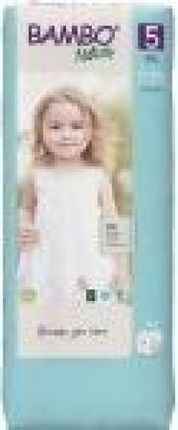 Bilde av Økologiske bleier BAMBO NATURE 5 (12-18 kg), 44 stk.