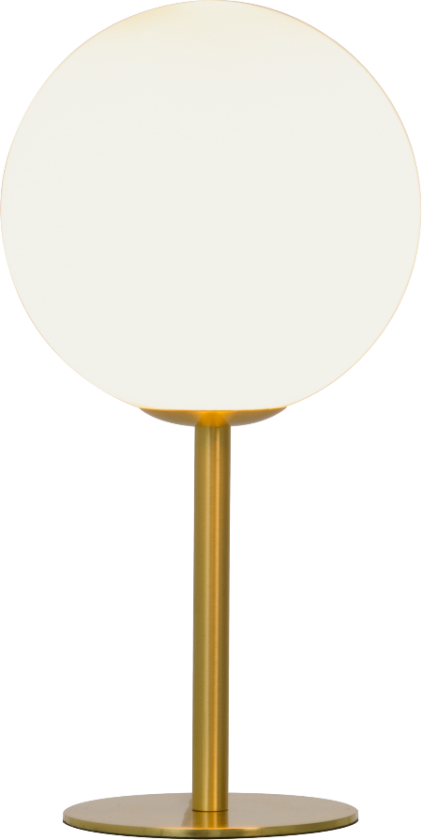 Molekyl Bordlampe Matt Messing/Hvit