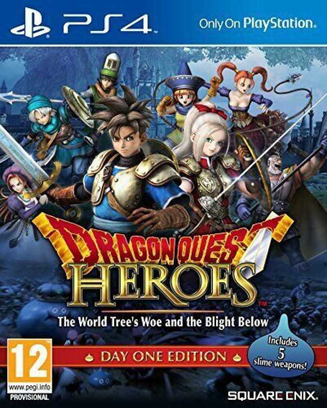 Dragon Quest Heroes: The World Tree's Woe and the Blight Below - Sony PlayStation 4 - RPG