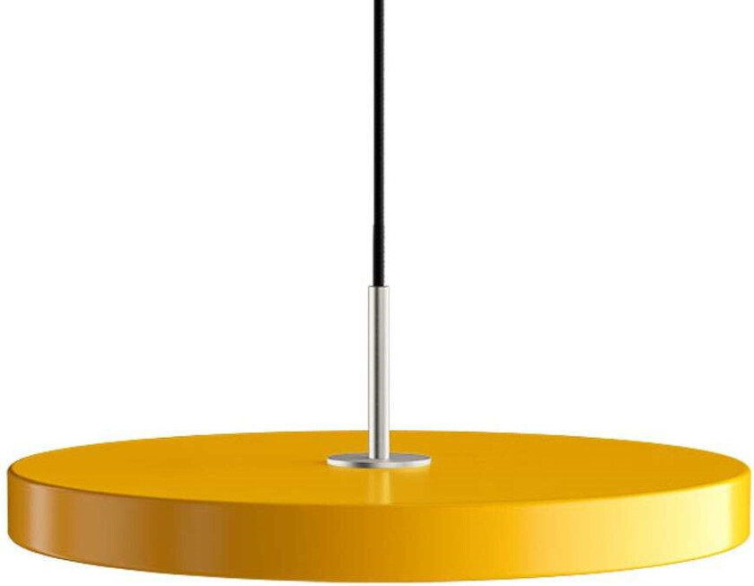 Asteria Pendel Medium Saffron Yellow/Steel Top