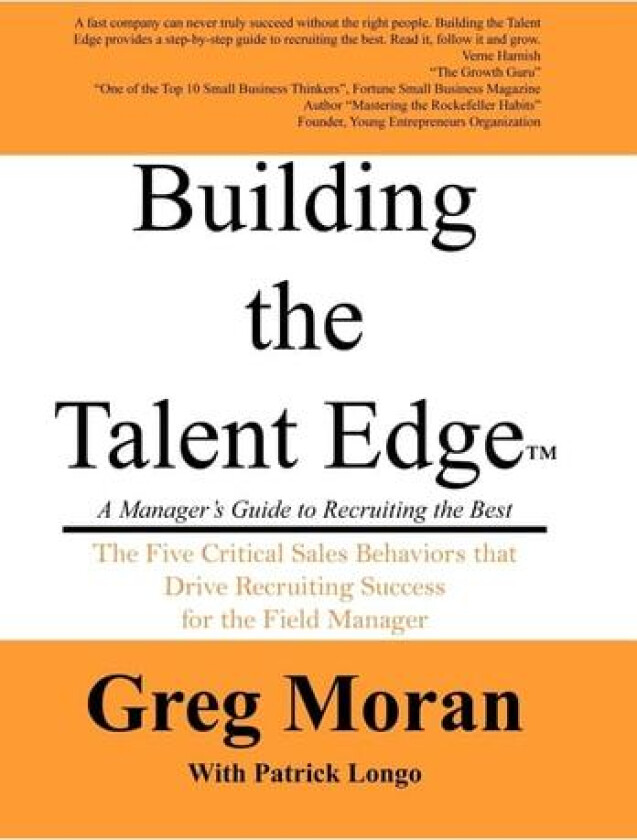 Building the Talent Edge av Greg Moran (Hardcover)