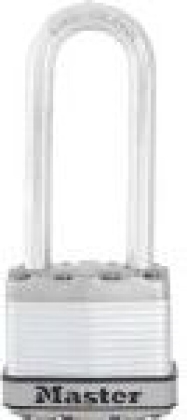 MASTER LOCK M1EURDLJ, Tradisjonell, Nøkkellås, Bruk bare én nøkkel, Garage, Port, Selvoppbevaring, Verktøy boks, Rustfritt stål, Laminert stål, Rustfritt stål, Zink