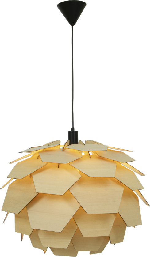 Carpatica taklampe natur