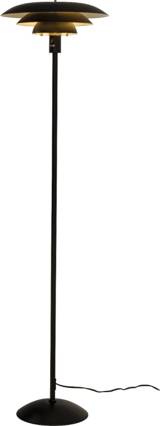 Epsilon gulvlampe sort