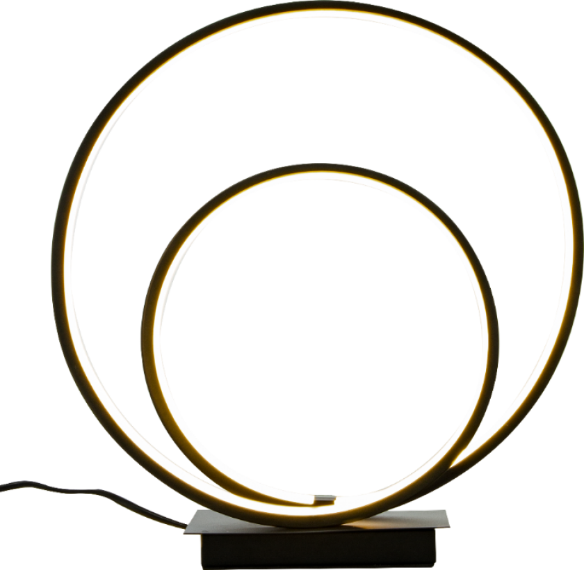 Loop bordlampe sort