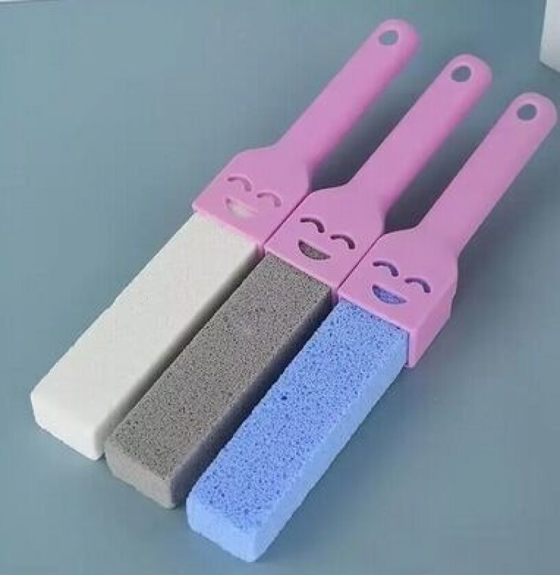 2-pack Pimpstein toalettbørste Husholdnings toalettskål rengjøring Limesc 3,8*3,8*23,5 cm