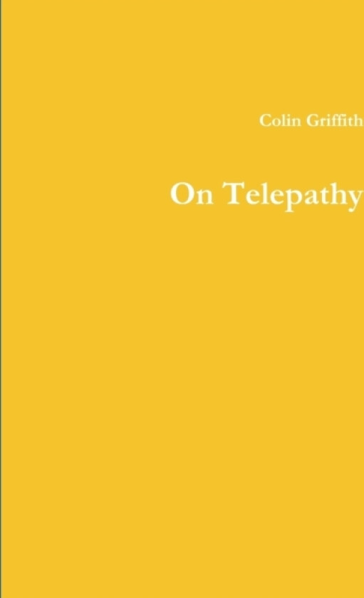 On Telepathy av Colin Griffith (Paperback)