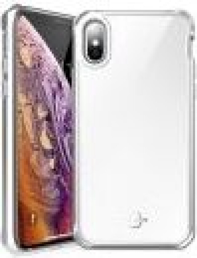 ITSKINS HYBRID GLASS cover til iPhone XS / X®. Sølv