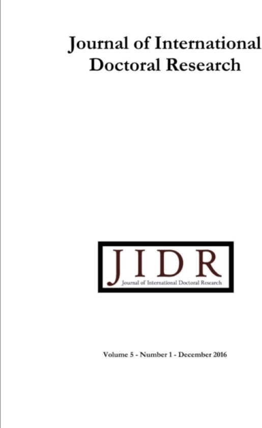Journal of International Doctoral Research (JIDR) Volume 5, Number 1, December 2016 av Gillian Warner-Søderholm, James Ondracek, Andy Bertsch (Paperback)