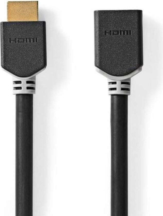 Nedis High Speed HDMI ™ kabel med Ethernet HDMI ™ -kontakt HDMI™ Hun 8K@60Hz eARC 48 Gbps 1.00 m Rund PVC Antrasitt Boks