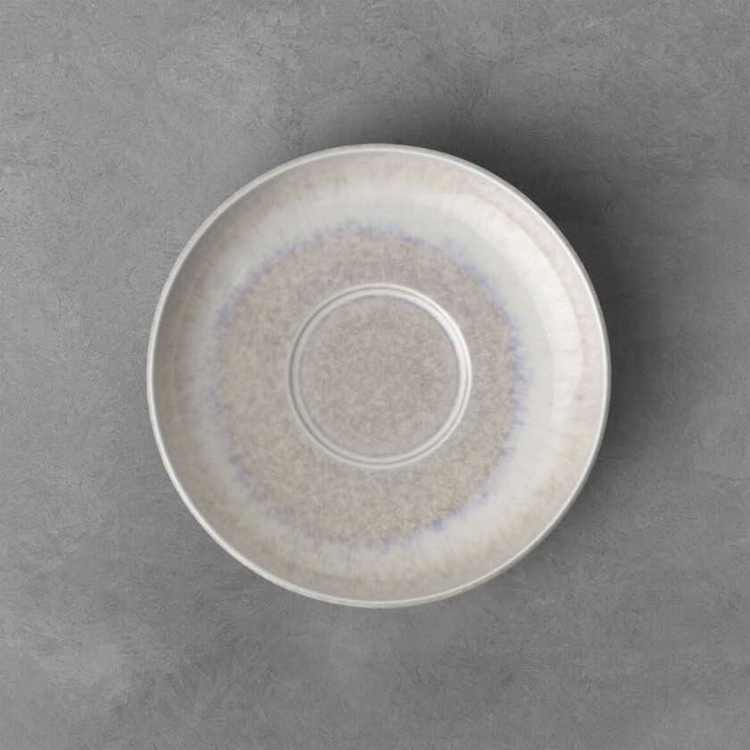 Perlemor Sand skål til kaffekopp 16 cm