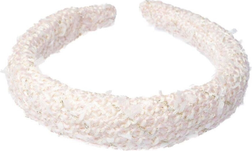 DARK Tweed Hair Band Broad Pale Rose