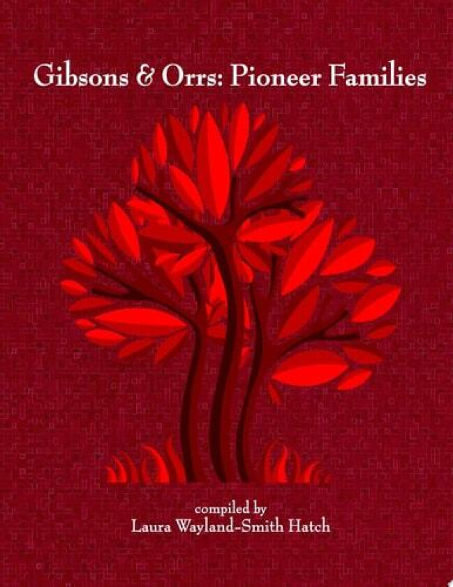 Gibsons & Orrs: Pioneer Families av Laura Wayland-Smith Hatch (Paperback)