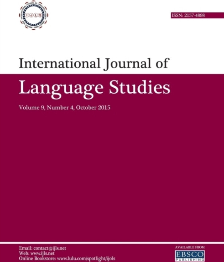 International Journal of Language Studies (IJLS) - volume 9(4) av Mohammad Ali Salmani Nodoushan (Paperback)