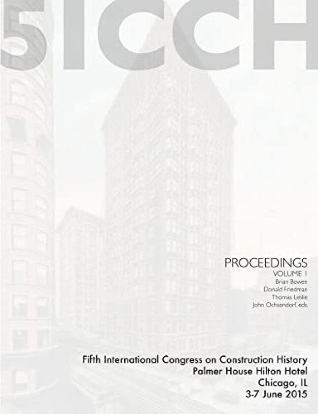 5ICCH Proceedings Volume 1 av Donald Friedman, Brian Bowen, Thomas Leslie (Paperback)