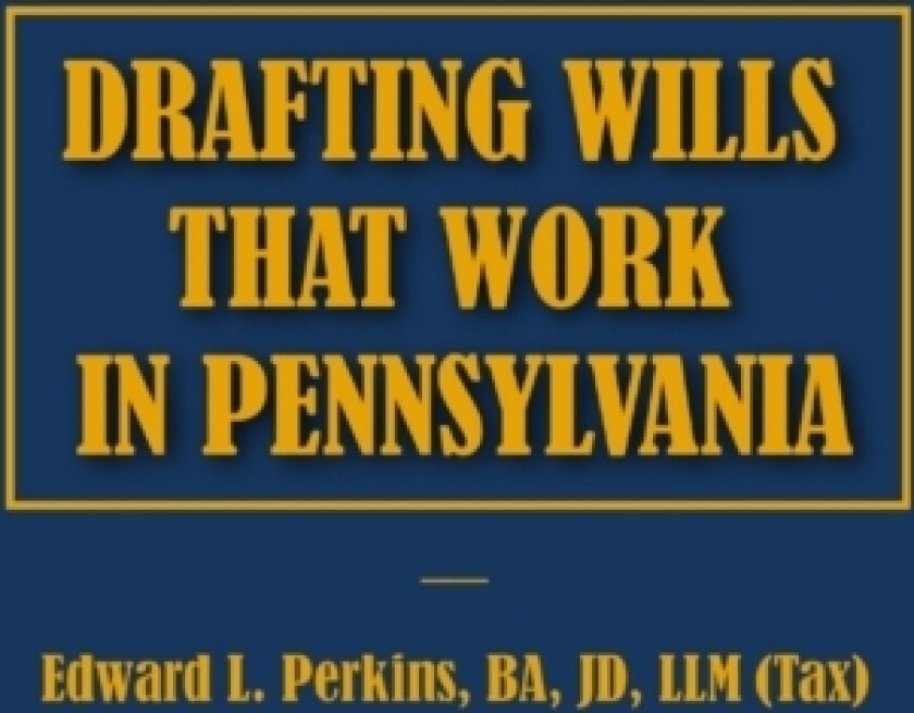 Drafting Wills That Work in Pennsylvania av Edward Perkins (Paperback)