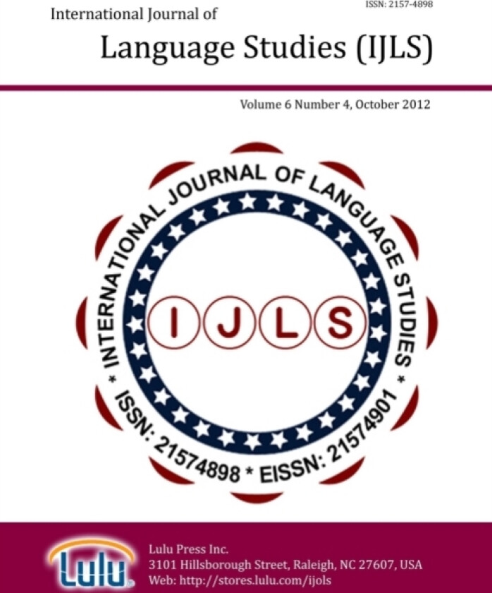 International Journal of Language Studies (IJLS) - volume 6(4) av Mohammad Ali Salmani Nodoushan (Paperback)