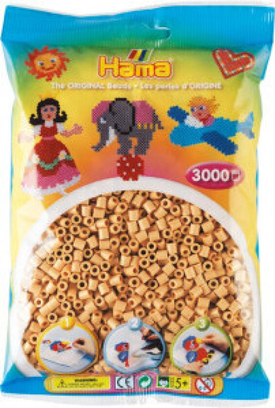 Bilde av Midi-perler 201-27 Beige - 3000 stk.