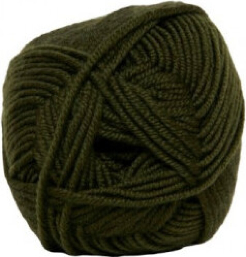 90 Extrafine Merino Garn 1285 Militærgrønn