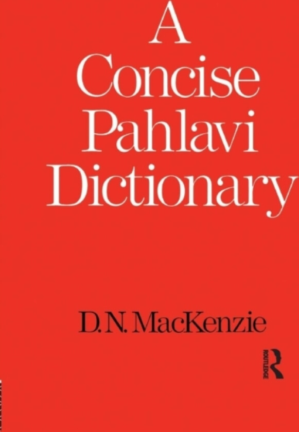A Concise Pahlavi Dictionary av D.N. Mackenzie (Paperback)