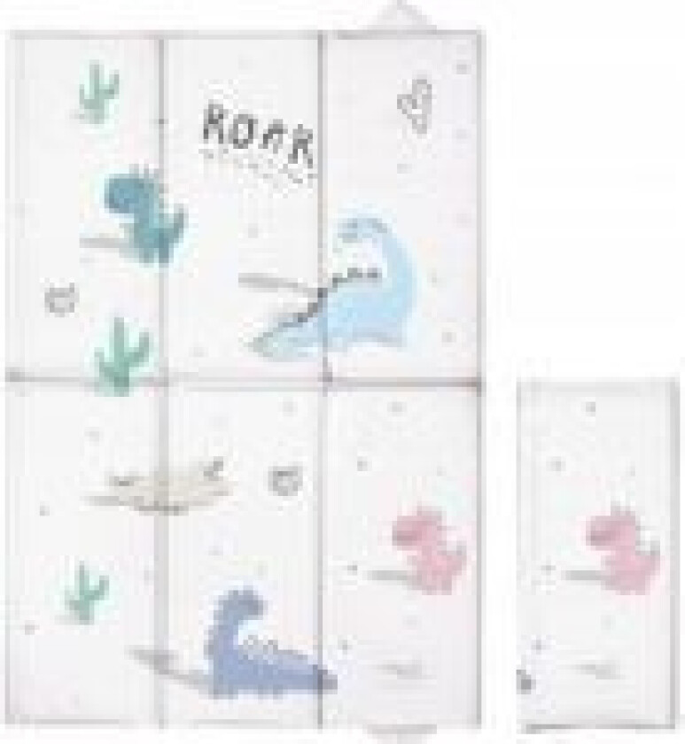 Sammenleggbar stellematte 60x40 Candy Andy Dino