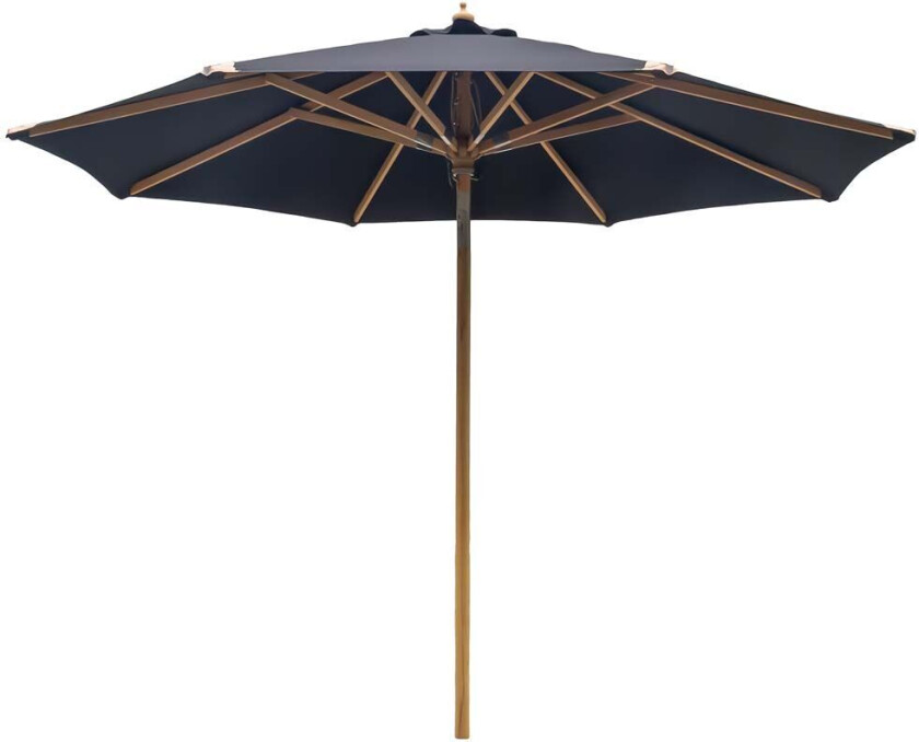 Austin parasoll Ø300cm tilt funksjon svart.