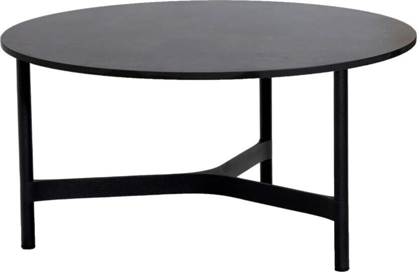 Twist sofabord Large Ø90 cm Dark grey-lava grey