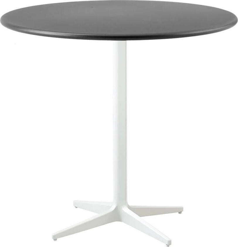 Drop kafébord Ø80 cm Lava grey-white