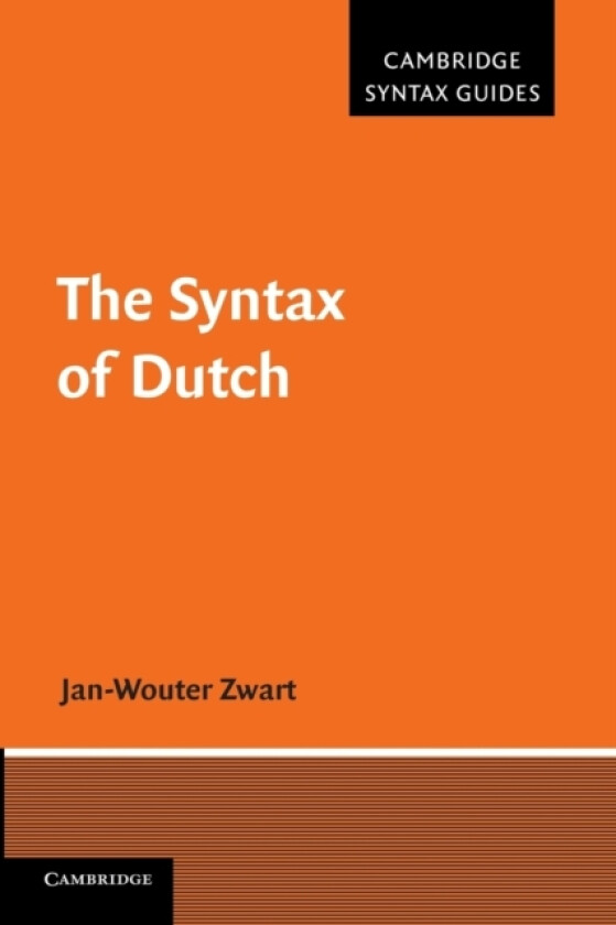 The Syntax of Dutch av Jan-Wouter Zwart (Paperback)