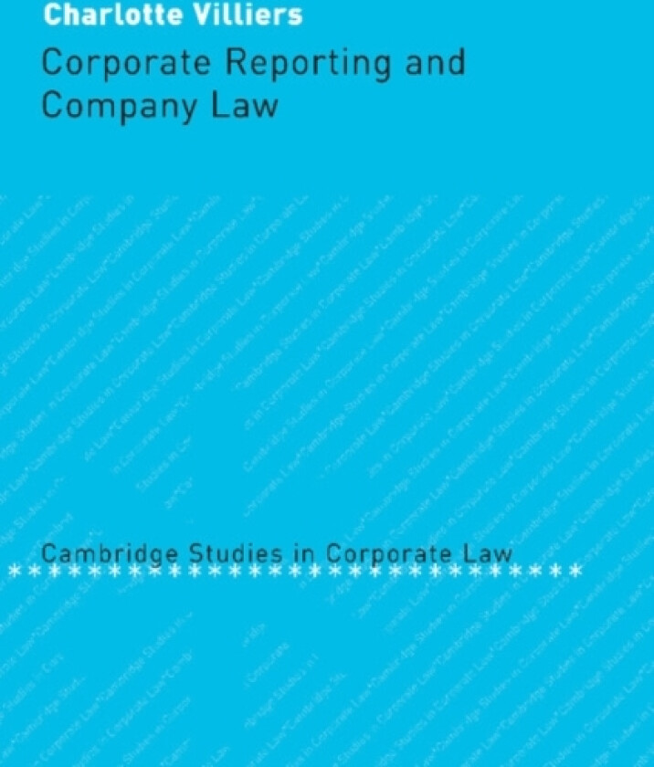 Corporate Reporting and Company Law av Charlotte Villiers (Paperback)