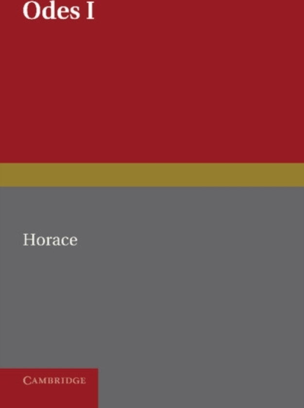 Horace Odes I av Horace (Paperback)