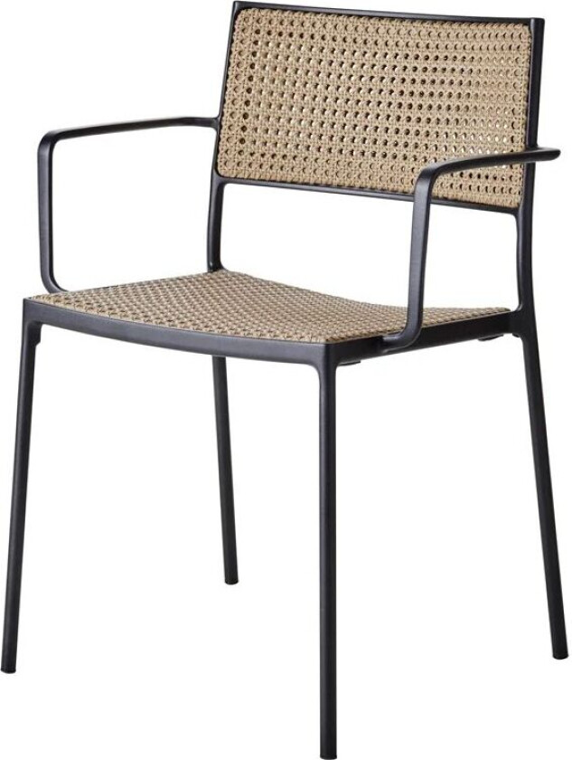 Less karmstol Natural-lava grey stativ