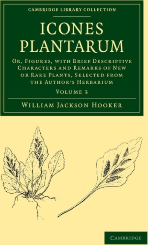 Icones Plantarum av William Jackson Hooker (Paperback)
