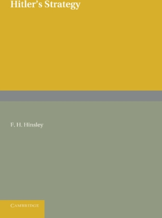 Hitler's Strategy av F.H. Hinsley (Paperback)
