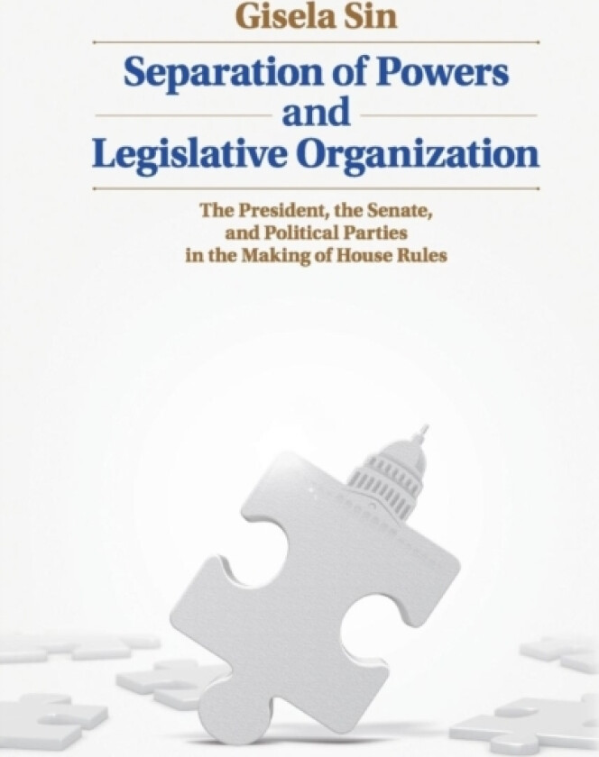 Separation of Powers and Legislative Organization av Gisela Sin (Paperback)