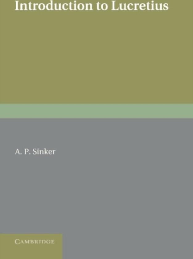Introduction to Lucretius av A.P. Sinker (Paperback)