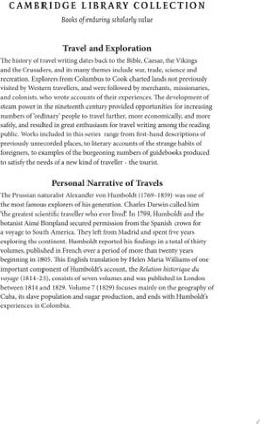Personal Narrative of Travels to the Equinoctial Regions of the New Continent av Alexander von Humboldt, Aime Bonpland (Paperback)