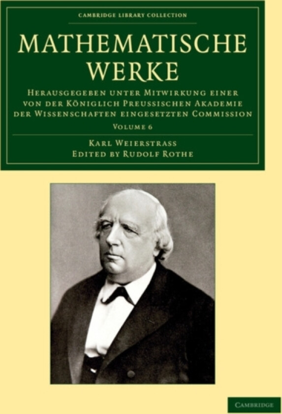 Mathematische Werke av Karl Weierstrass (Paperback)