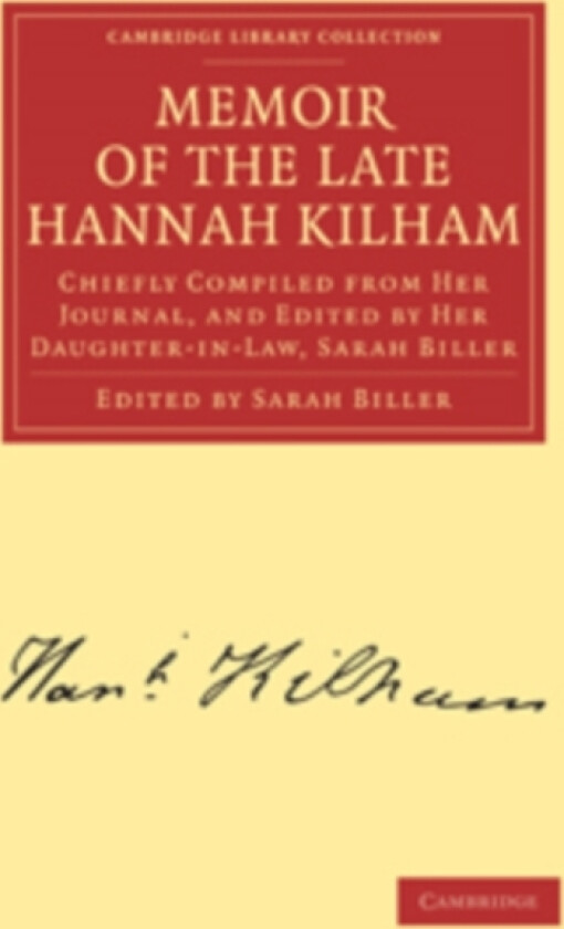 Memoir of the Late Hannah Kilham av Hannah Kilham (Paperback)