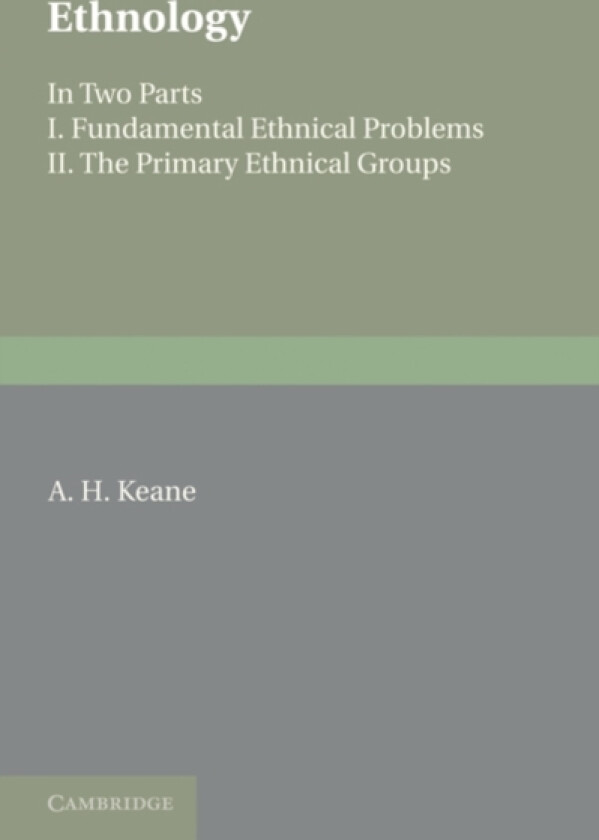Ethnology av A.H. Keane (Paperback)
