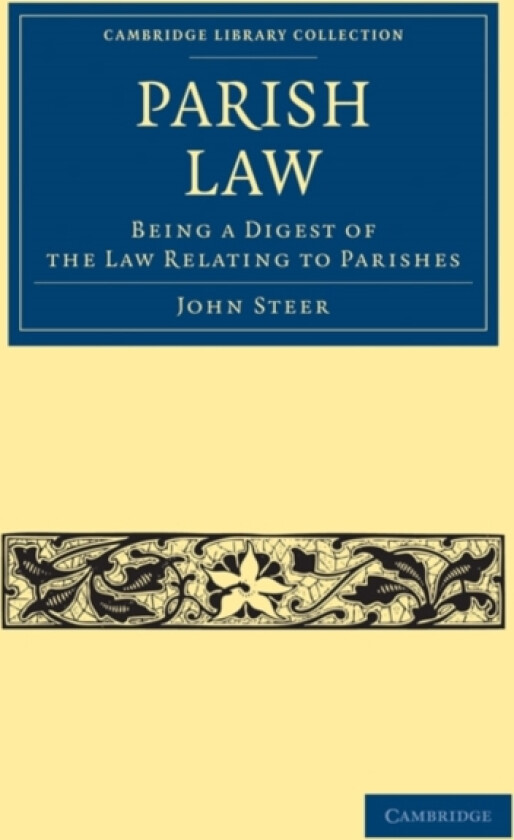 Parish Law av John Steer (Paperback)