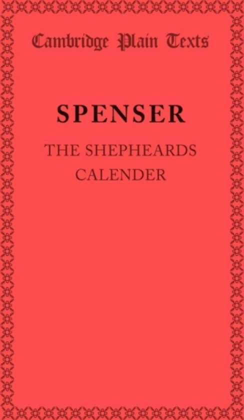 The Shepheardes Calender av Edmund Spenser (Paperback)