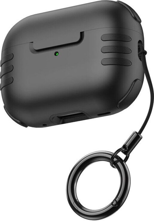 TPU AirPods-deksel Beskyttende deksel for AirPods Pro/Pro 2 Sort