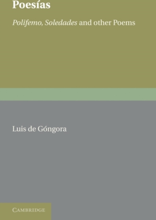 Poesias av Luis de Gongora (Paperback)