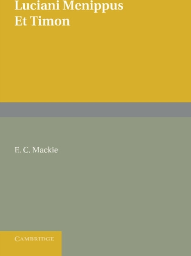 Menippus et Timon av Lucian (Paperback)