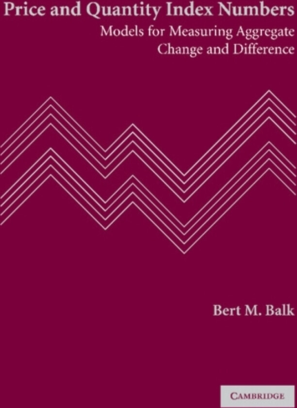 Price and Quantity Index Numbers av Bert M. Balk (Paperback)
