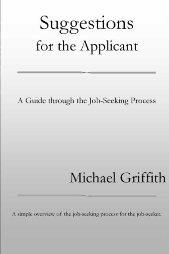 Suggestions for the Applicant av Esq.Michael Griffith (Paperback)