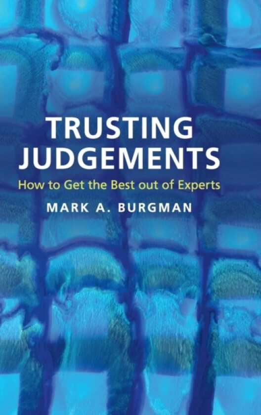 Trusting Judgements av Mark A. Burgman (Hardcover)