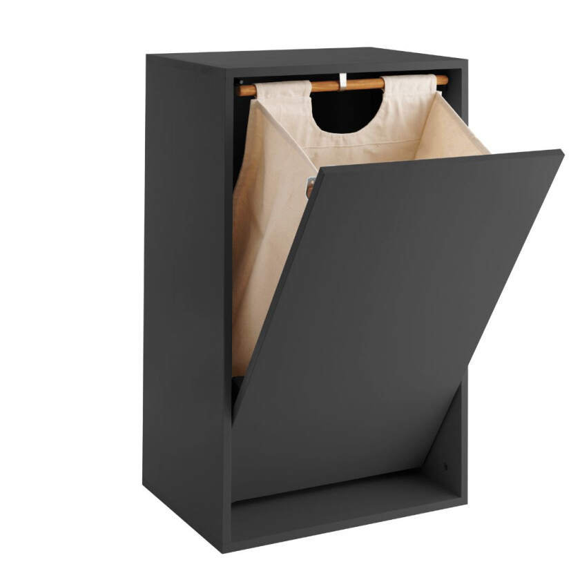 Bilde av Recollector - Wall-mounted Laundry Basket - Black Raven