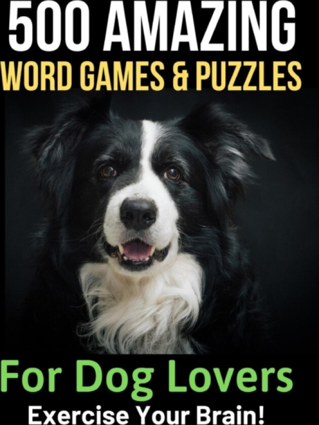 500 Amazing Word Games & Puzzles for Dog Lovers av Brightview Activity Books (Paperback)